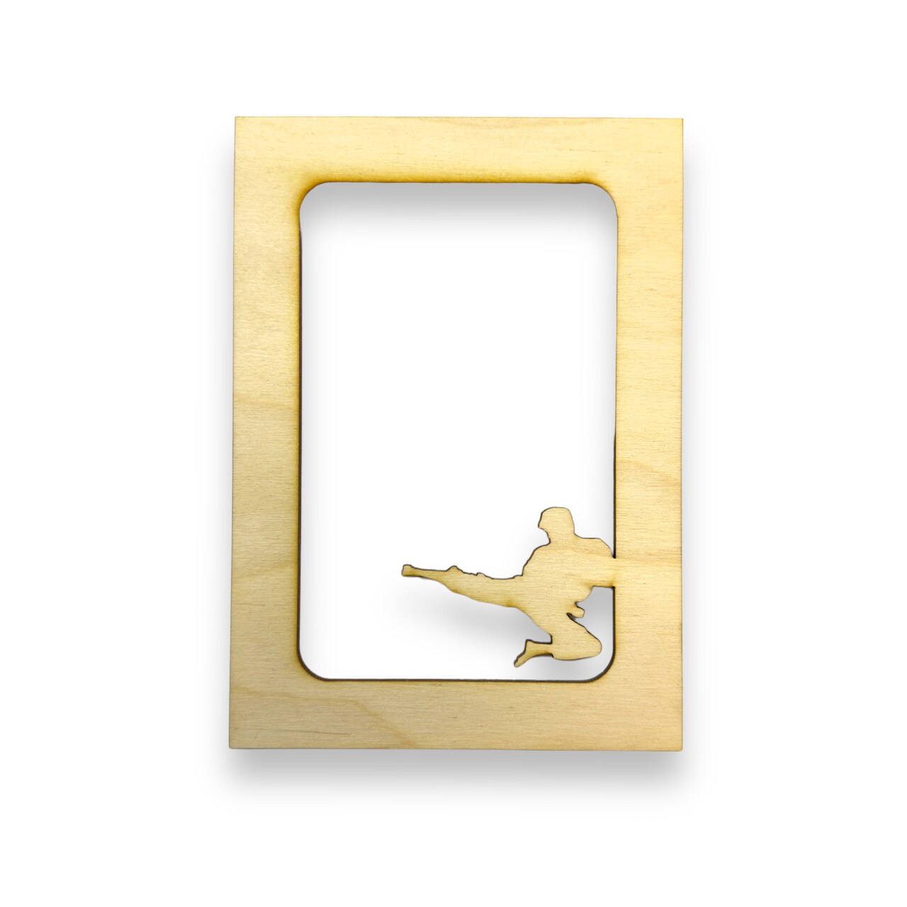 Karate photo frame insert Baltic Birch 5x7 (FRAME NOT INCLUDED)